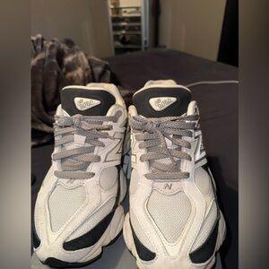 New Balance 9060 White and Gray Sneakers